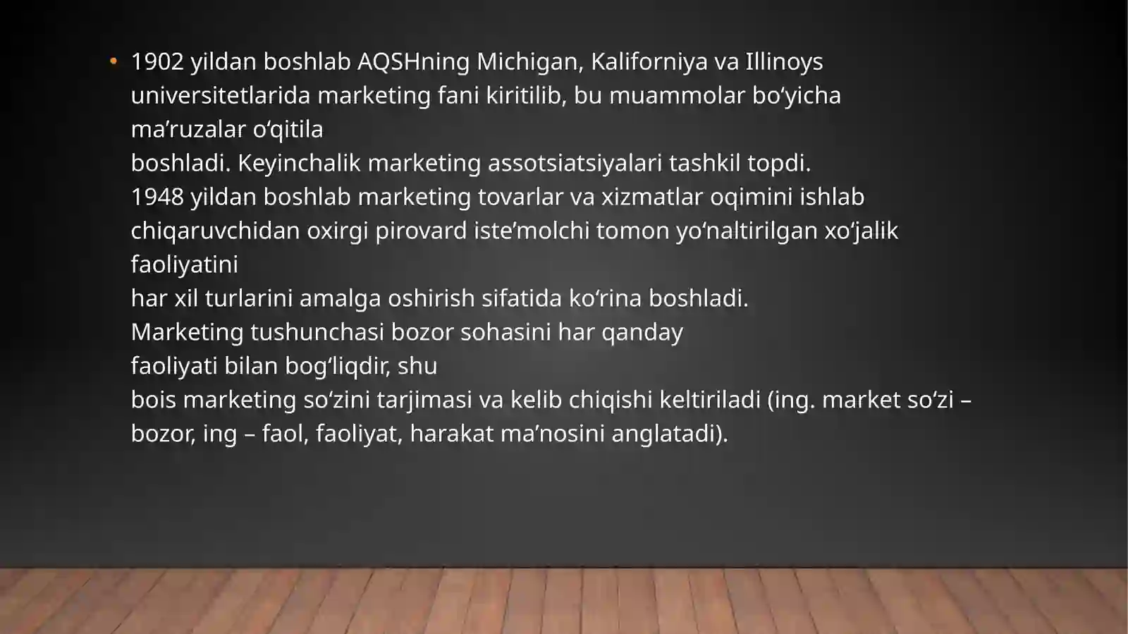 Marketing mohiyati 4