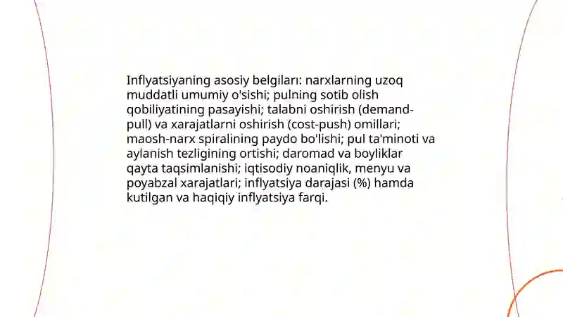 Inflyatsiyaning mohiyati va hisoblanish usullari 4