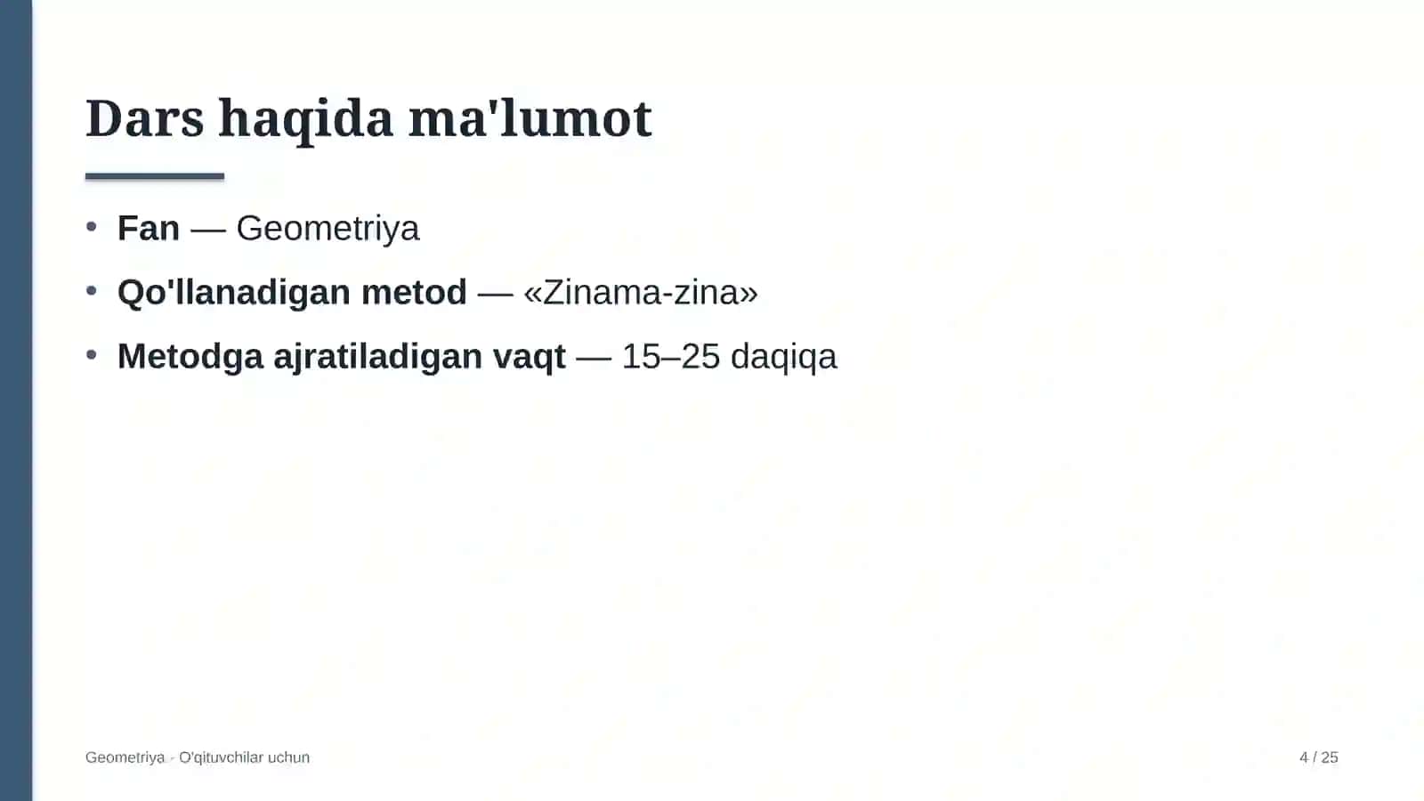 geometriya darslarida zinama zina metodidan foydalanish 8468 4