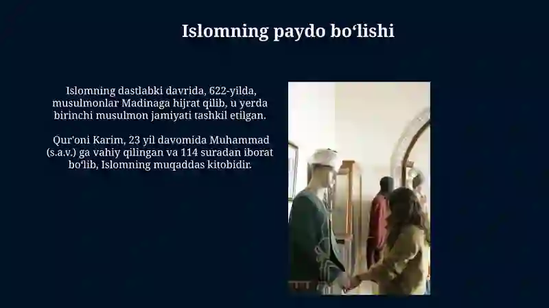 Islom dini tarixi va ta'limoti 4