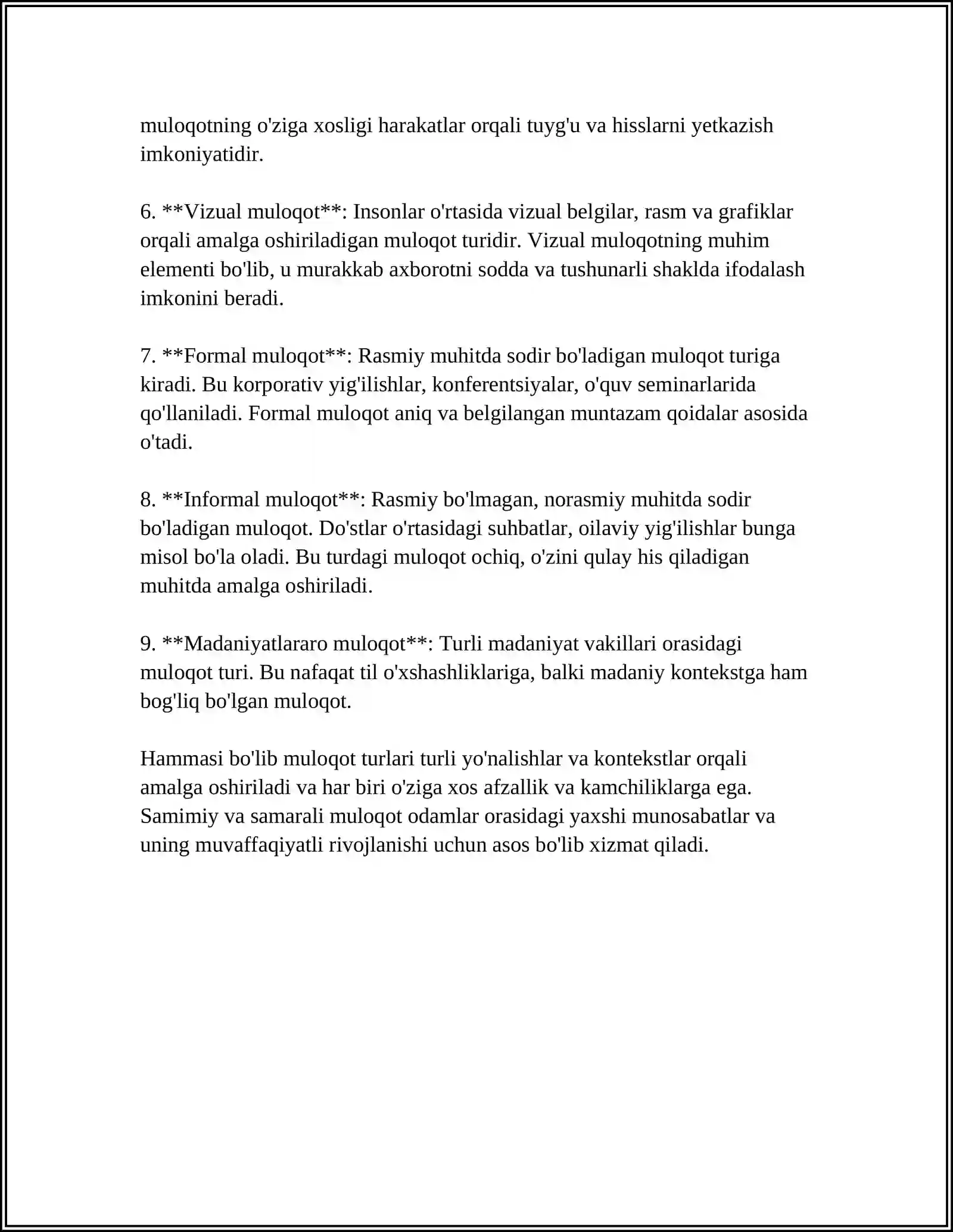 MULOQAT HAQIDA 4