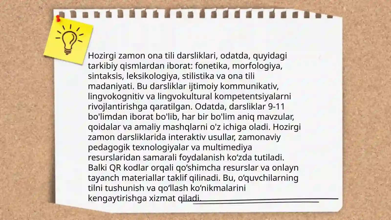 Ona tili darsliklarini qiyosiy - tanqidiy tahlili 4