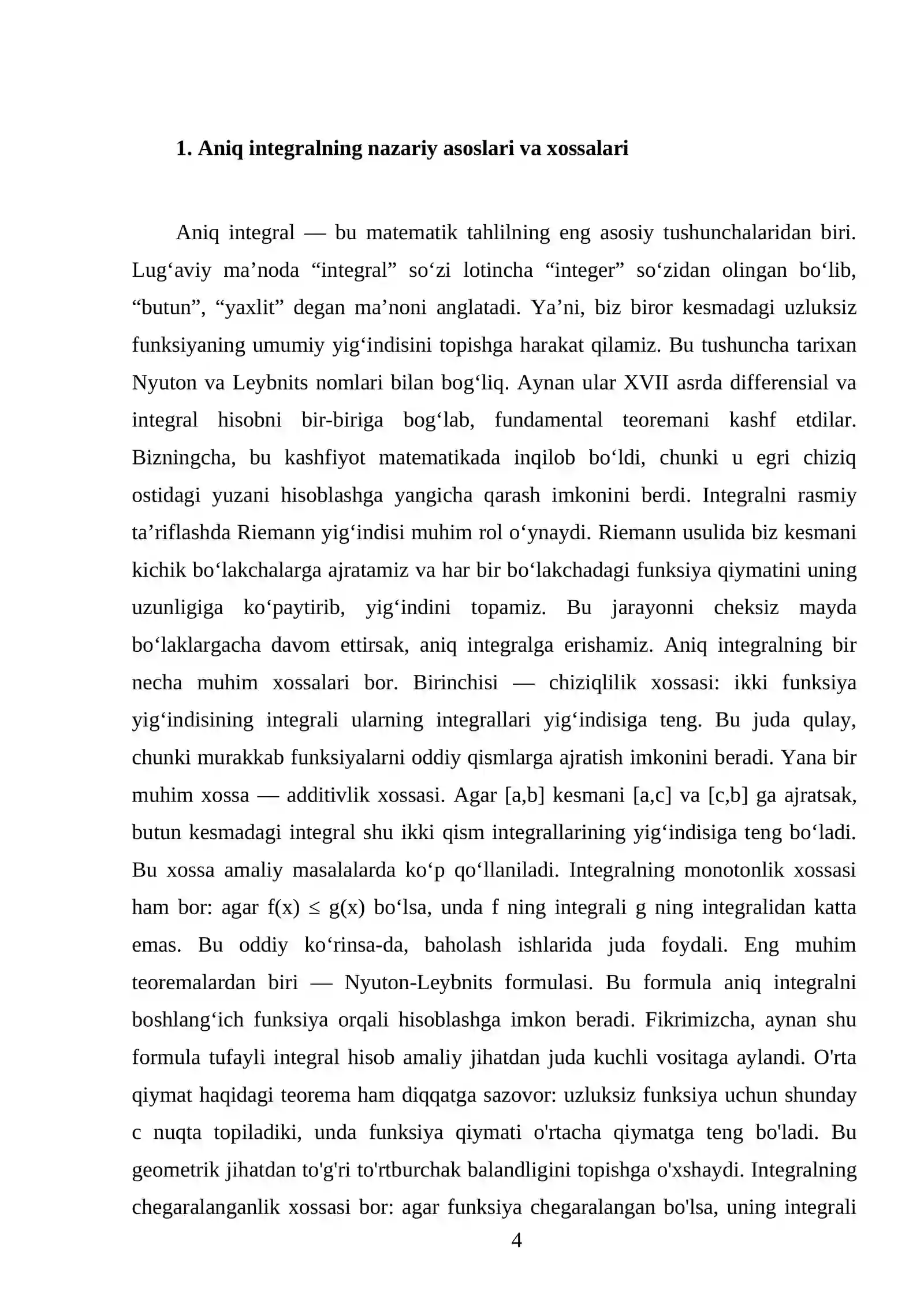 Aniq integralning tadbiqlari 4