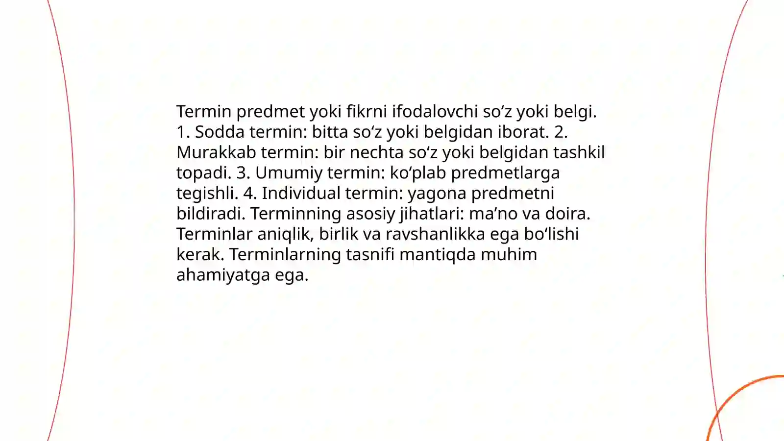 Mantiq elementlari 4