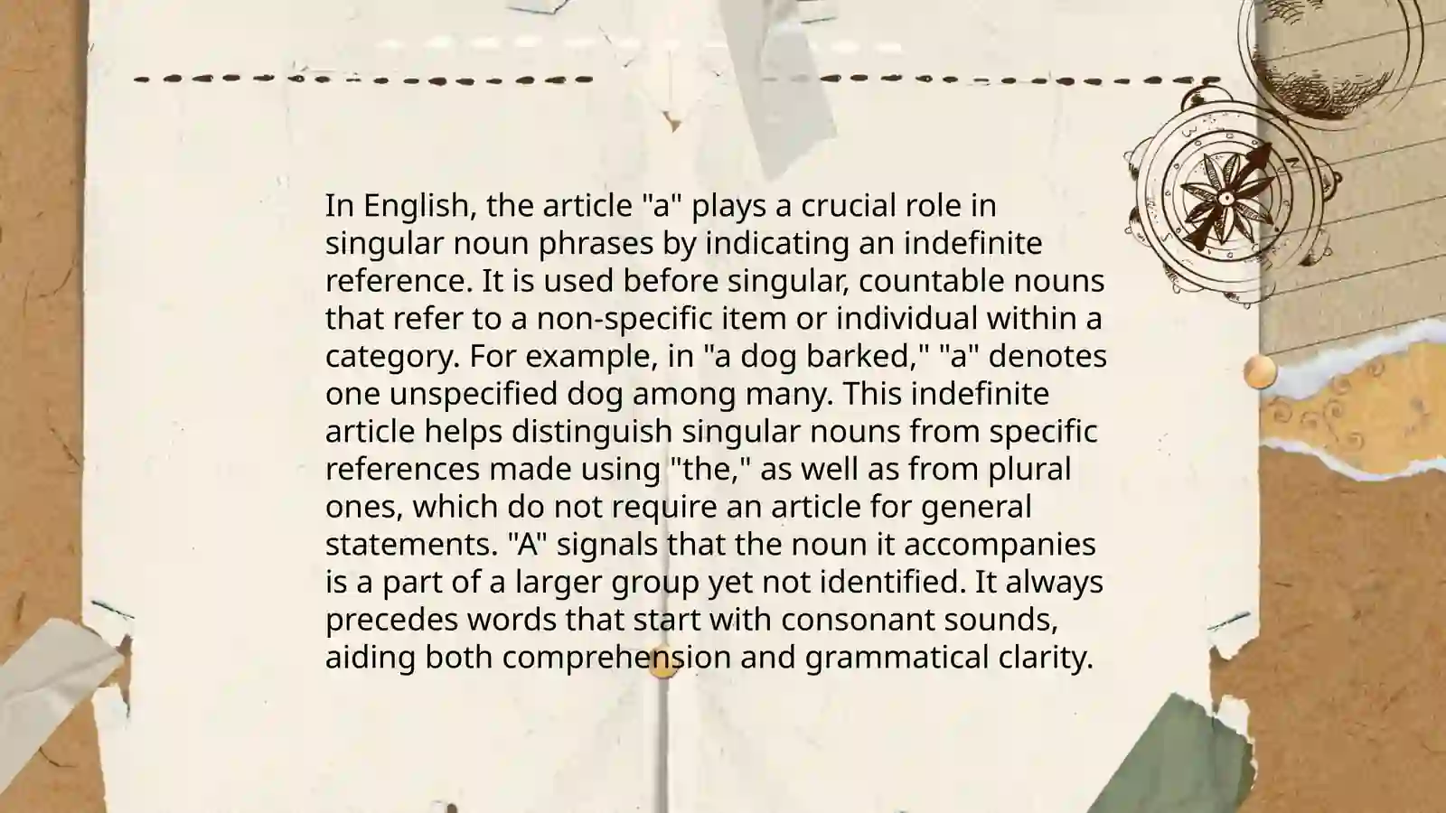 Articles the, a |an and zero article 4