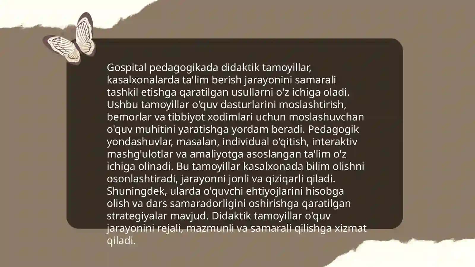 Gospital pedagogikaning asosiy tushunchalari va tamoyillari 4
