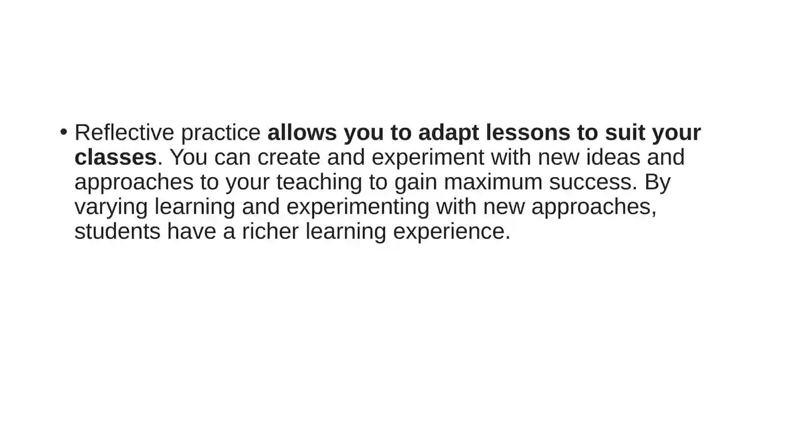 Reflective learning(teaching) 4