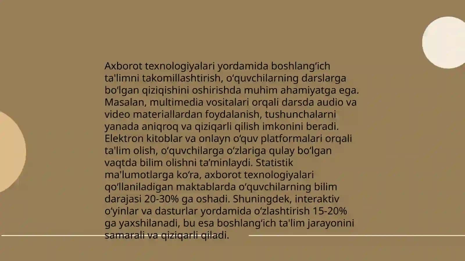 Boshlang'ich ta'lim o'qitishda axborot texnologiyalari 4