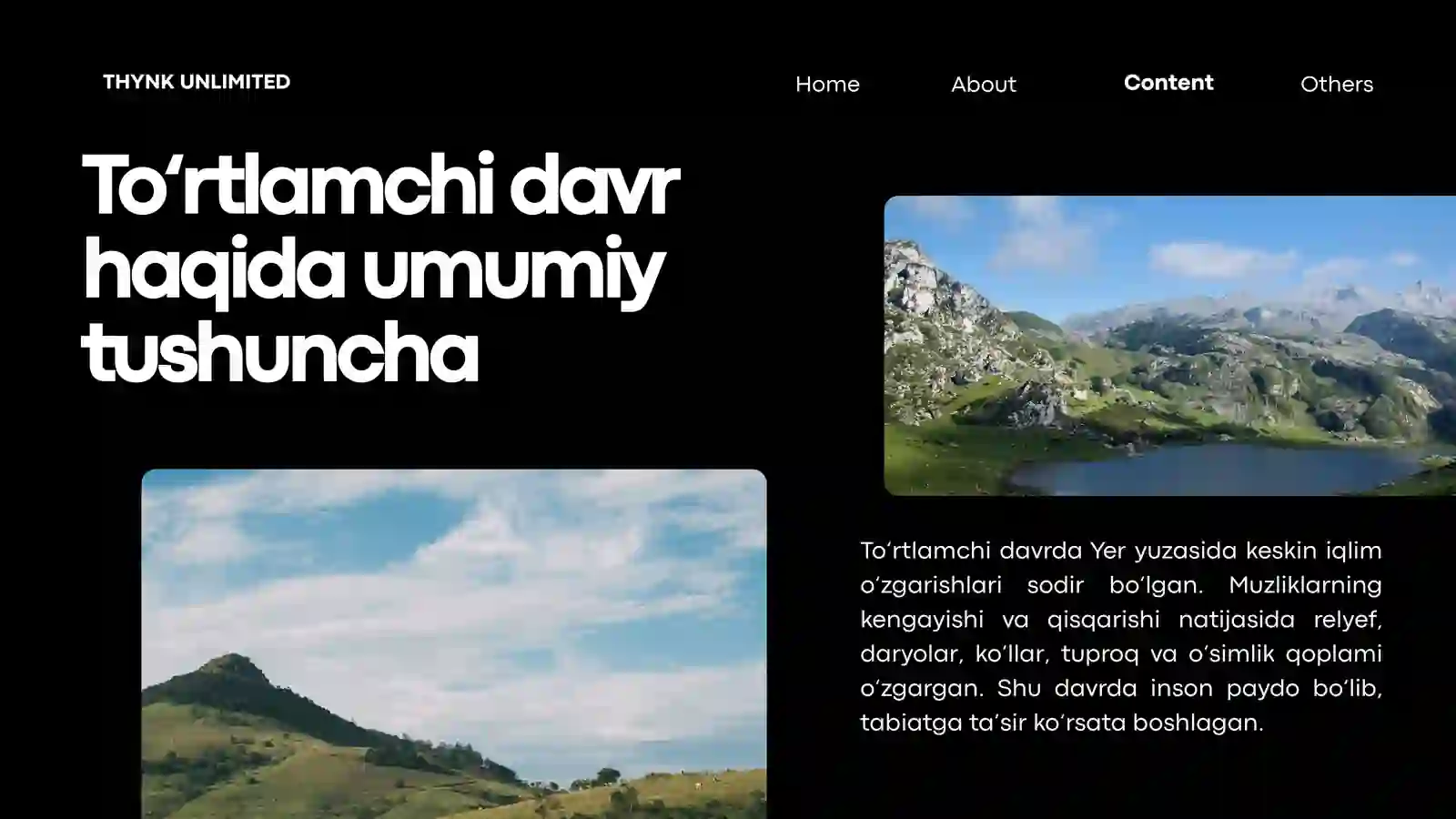 Geografik qobiqning to‘rtlamchi davrda rivojlanishi 4