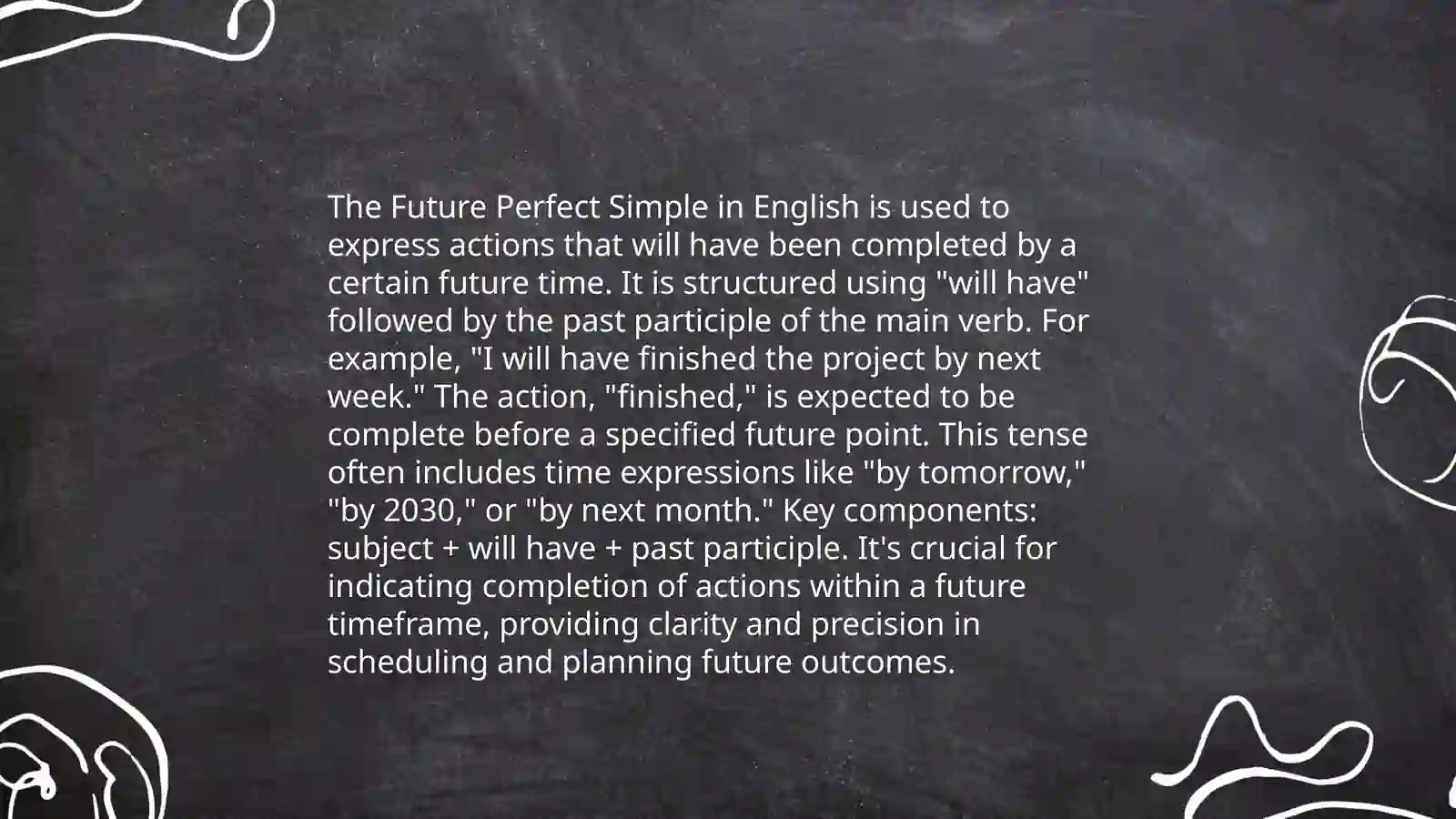 Future perfect simple 4