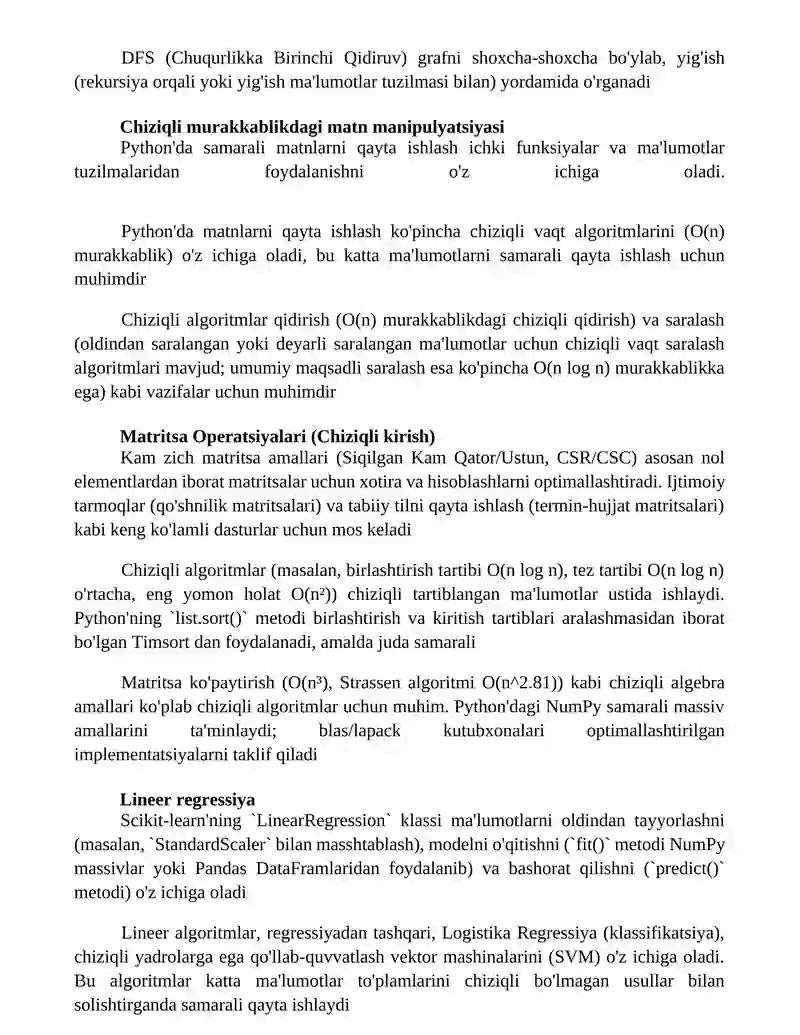 Pythonda chiziqli algoritmlar 4