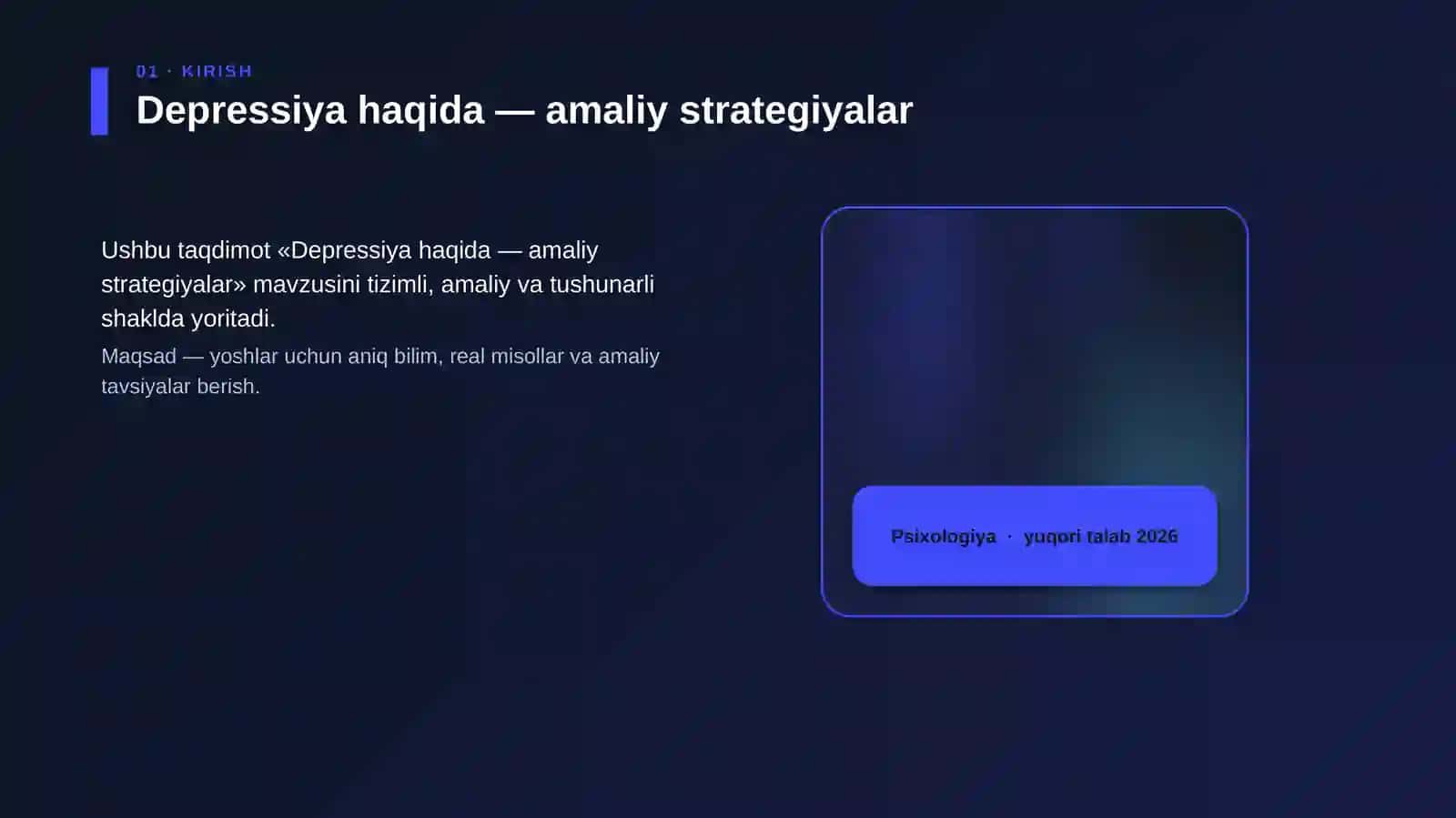 Depressiya haqida — amaliy strategiyalar 4