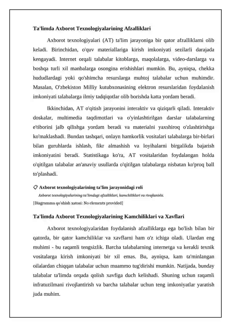 Ta'lim jarayonida axborot texnologiyalarining tutgan o'rni 4