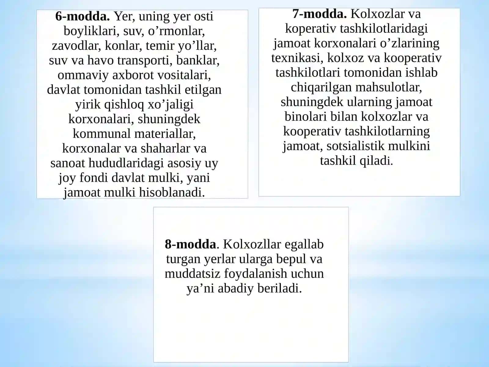 O'ZBEKISTON SSR KONSTITUTSIYA 4