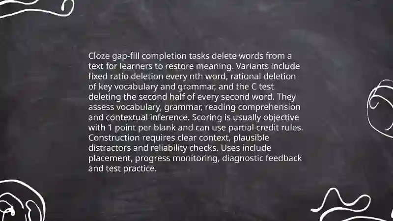 Tasks of completion 4