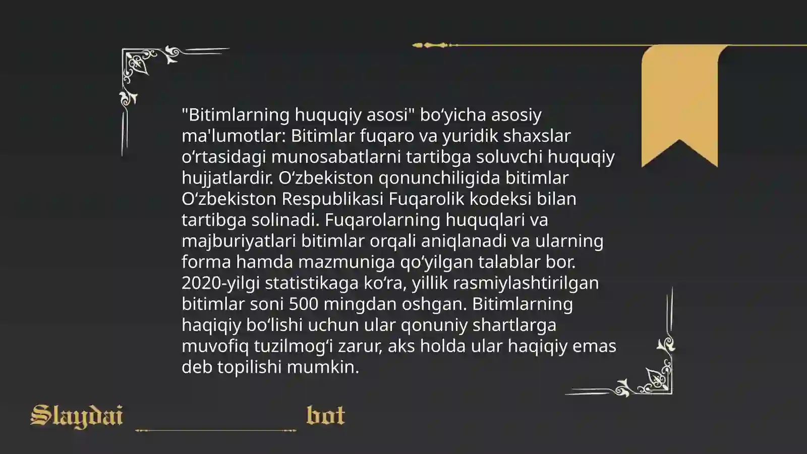 Bitimlar turlari 4