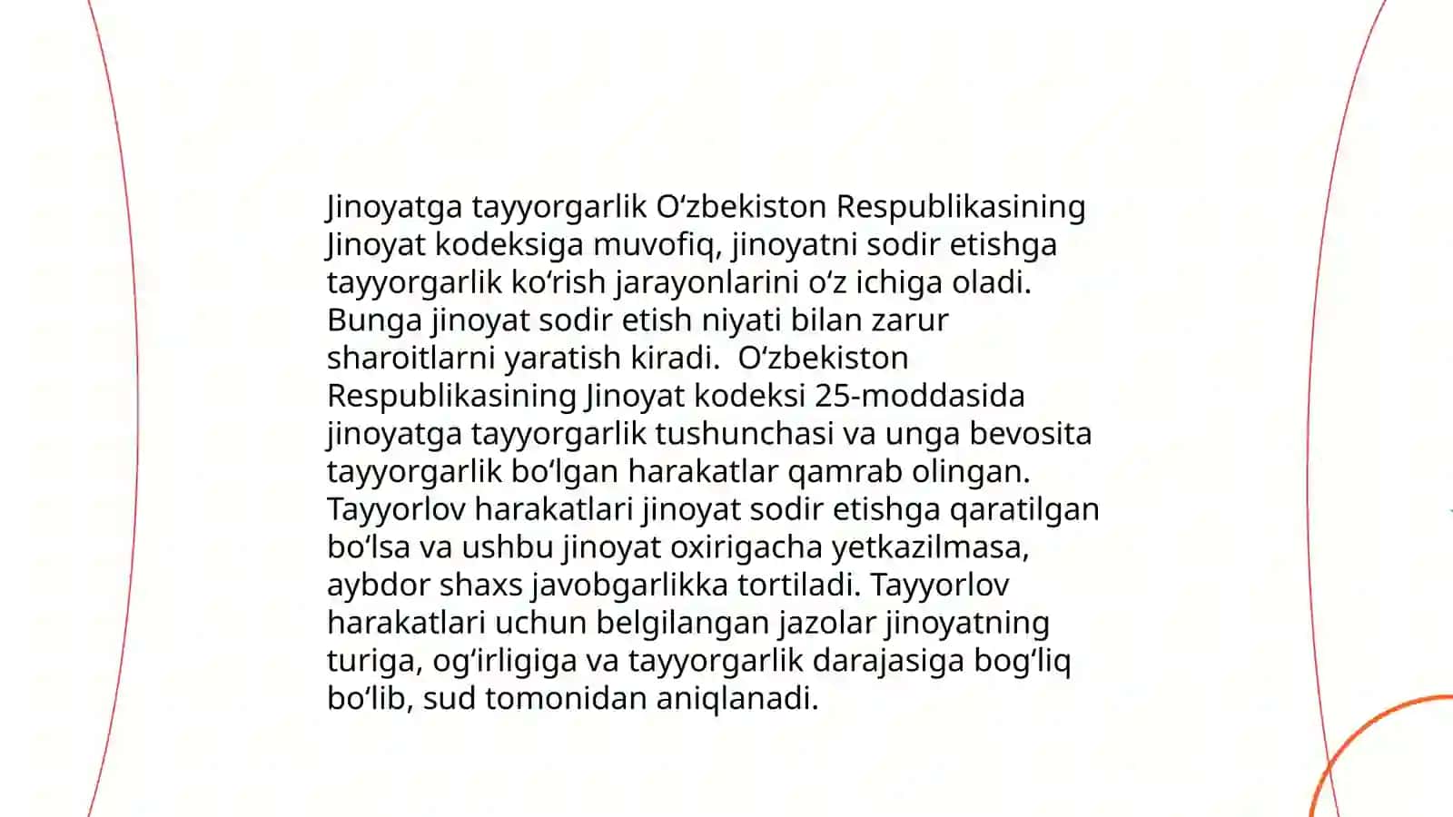 Jinoyatga tayyorgarlik ko‘rish tushunchasi 4
