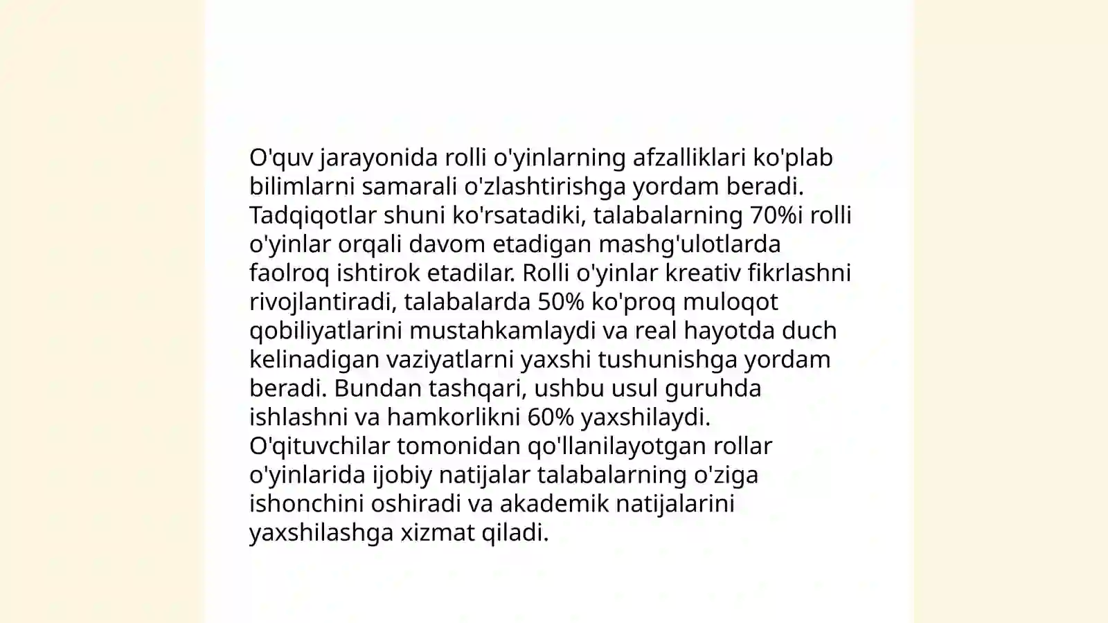 O'quv o'yinlari 4