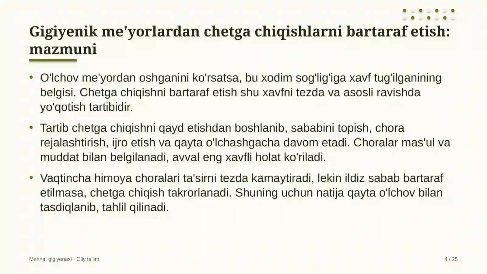 viloyat teleradiokompaniyalarida gigiyenik me'yorlardan chetga chiqishlarni bartaraf etish 5645 4