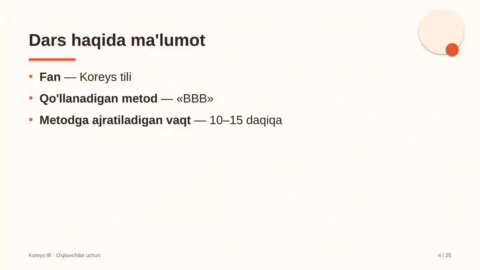 koreys tili darslarida bbb metodidan foydalanish 6988 4