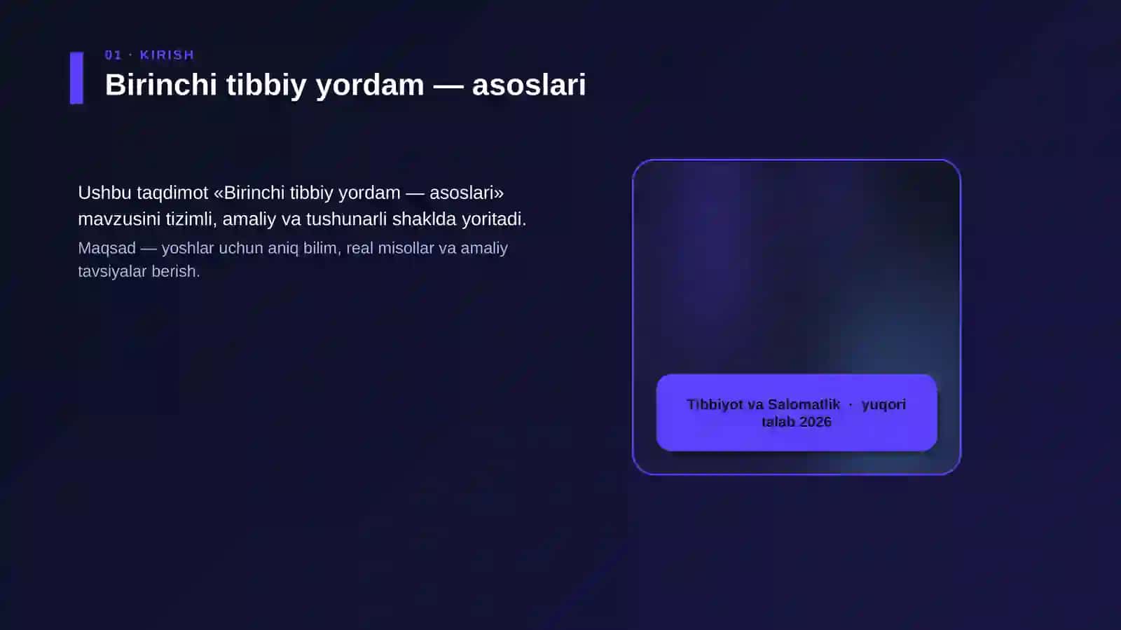 Birinchi tibbiy yordam — asoslari 4
