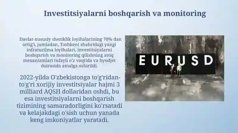 Xorijiy investitsiyalar va ularni jalb etish siyosati 4