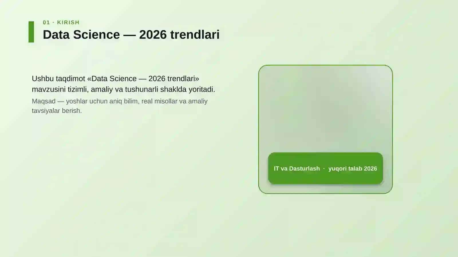 Data Science — 2026 trendlari 4