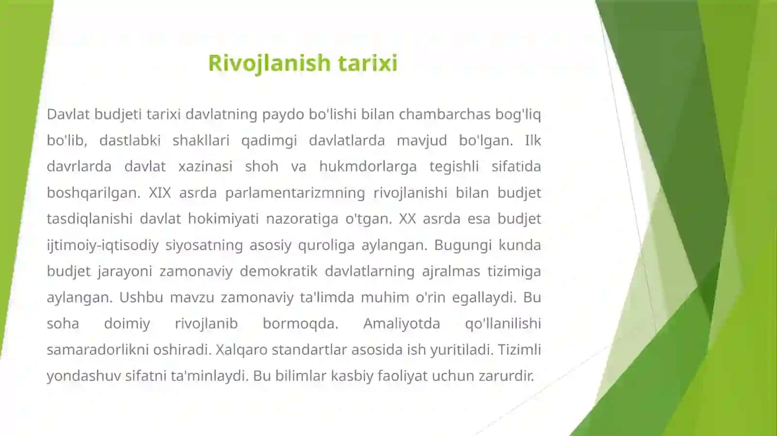 Davlat Budjeti va uning Shakllanish Manbalari 4