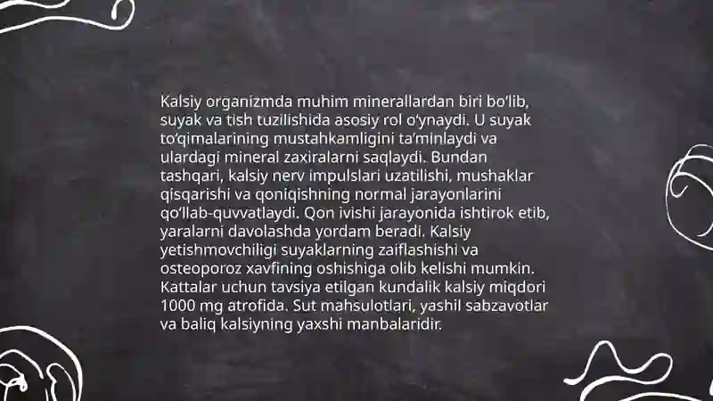 Magniy kalsiy rux haqida ma'lumotlar. Organizmga foydalari va ularni qoʻllash qoidalari 4