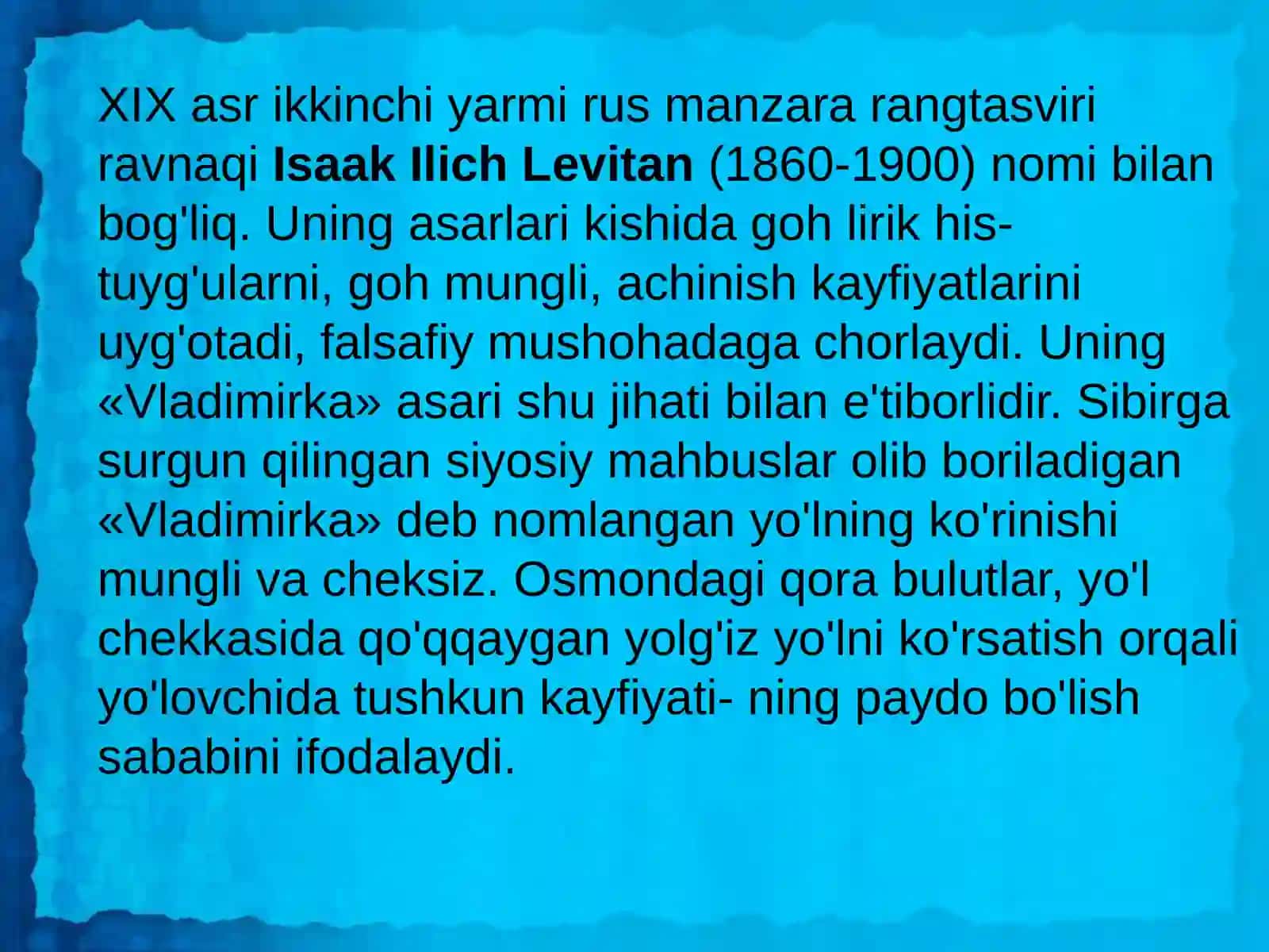 Levitan I.I va  Shishkin I. I. ijodlari.pptx 4
