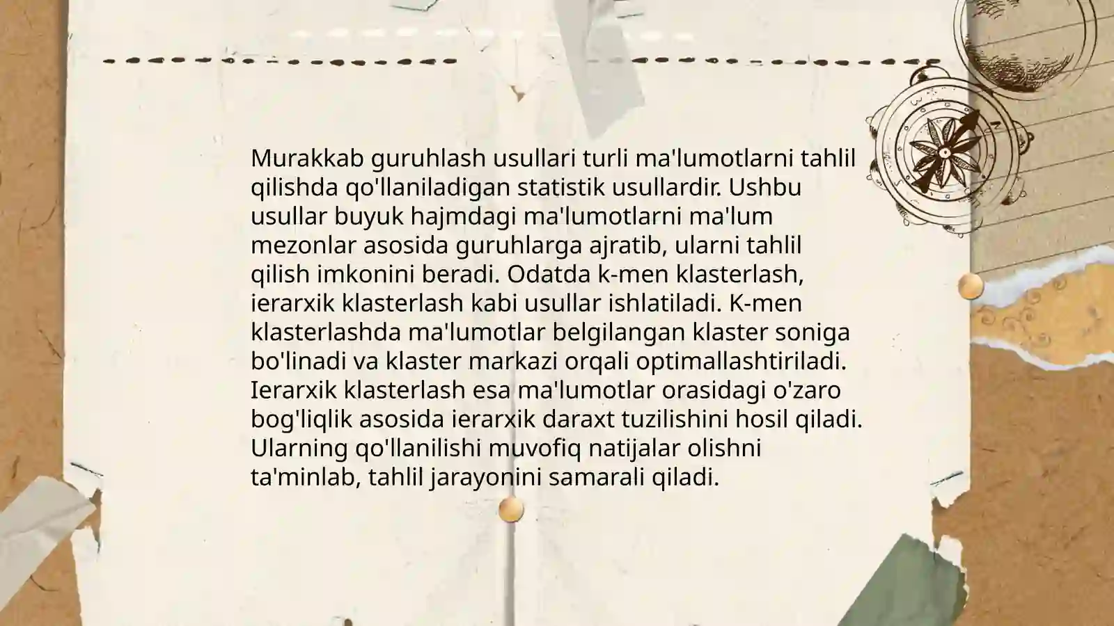 Oddiy va murakkab guruhlash 4