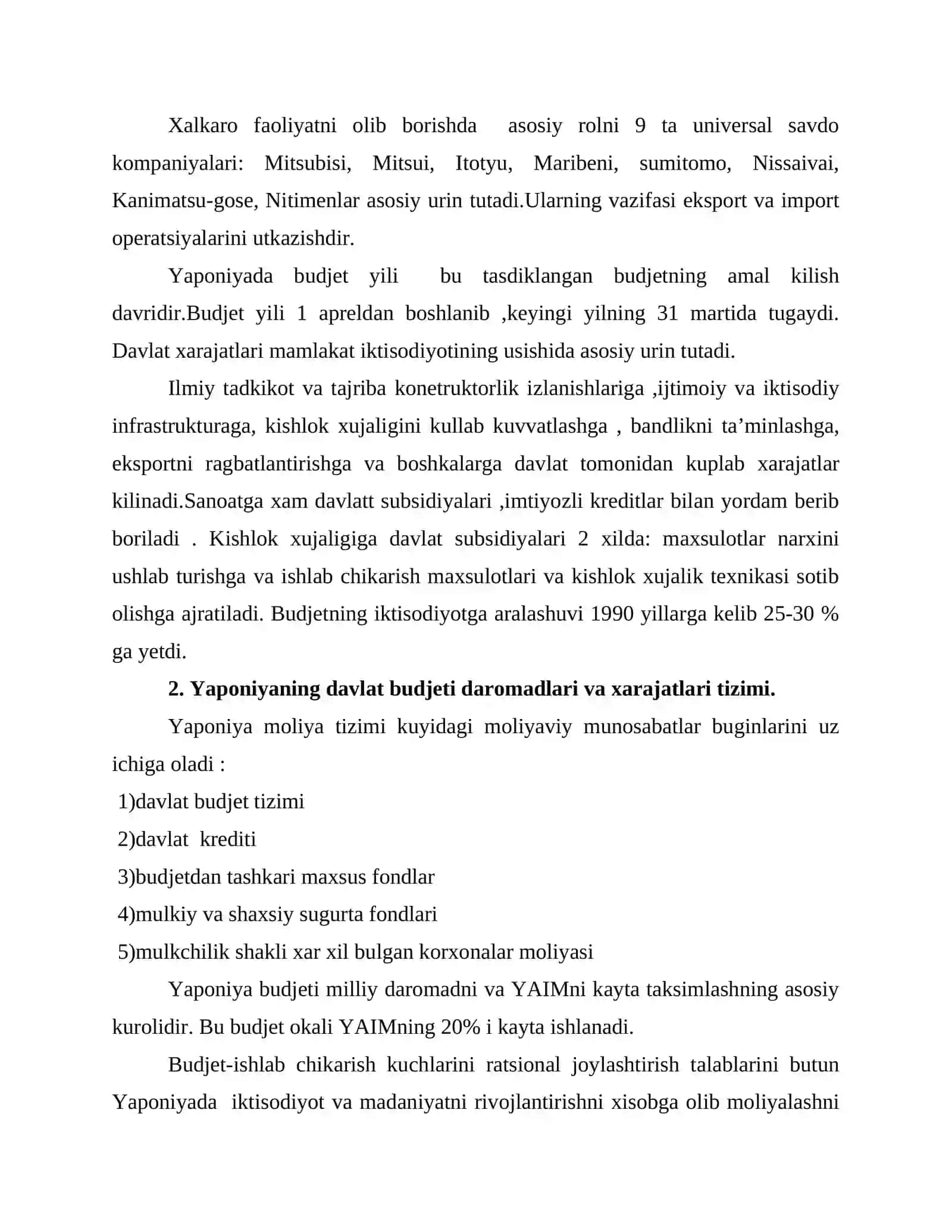 Yaponiyaning moliya tizimi 4