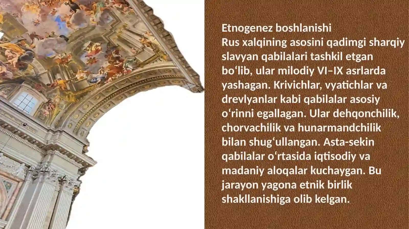 Rus xalqi:etnogenetik shakllanishi va ma’daniy an’analari 4