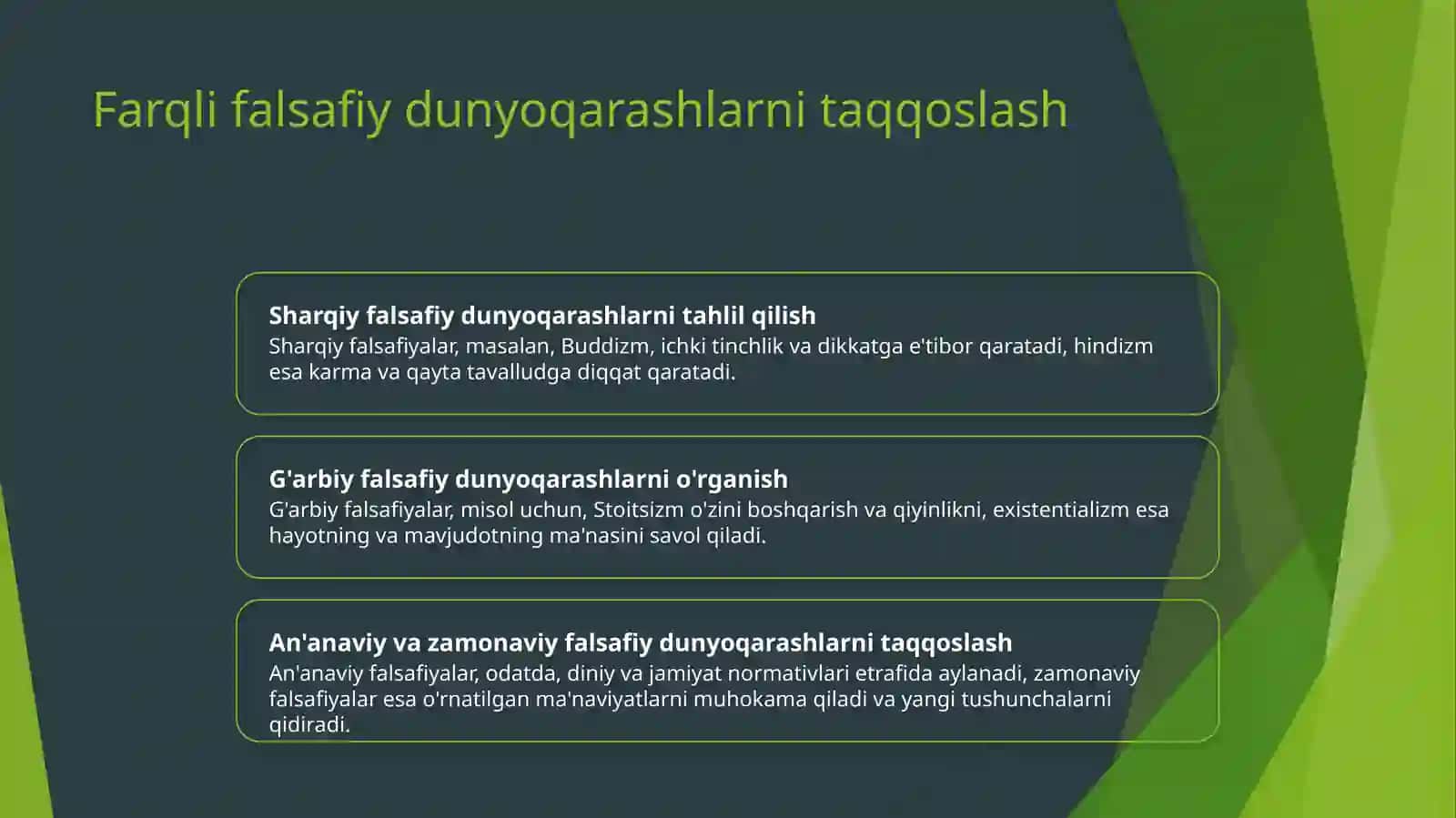 Insonning ma'naviy kamolotida falsafiy dunyoqarashning roli 4