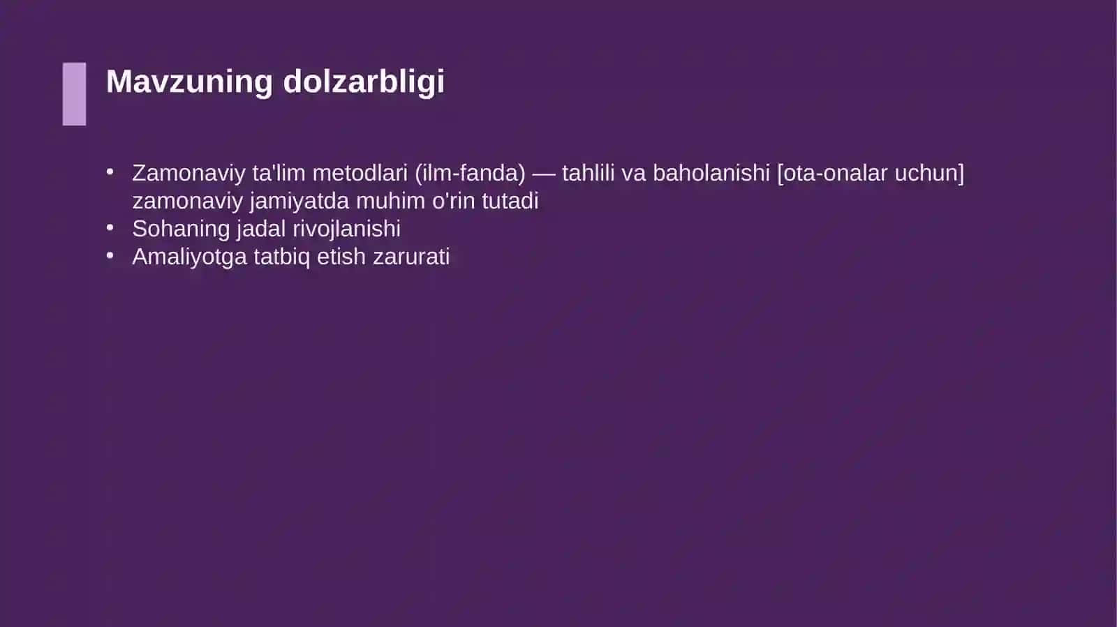 Zamonaviy ta'lim metodlari (ilm-fanda) — tahlili va baholanishi [ota-onalar uchun] 4