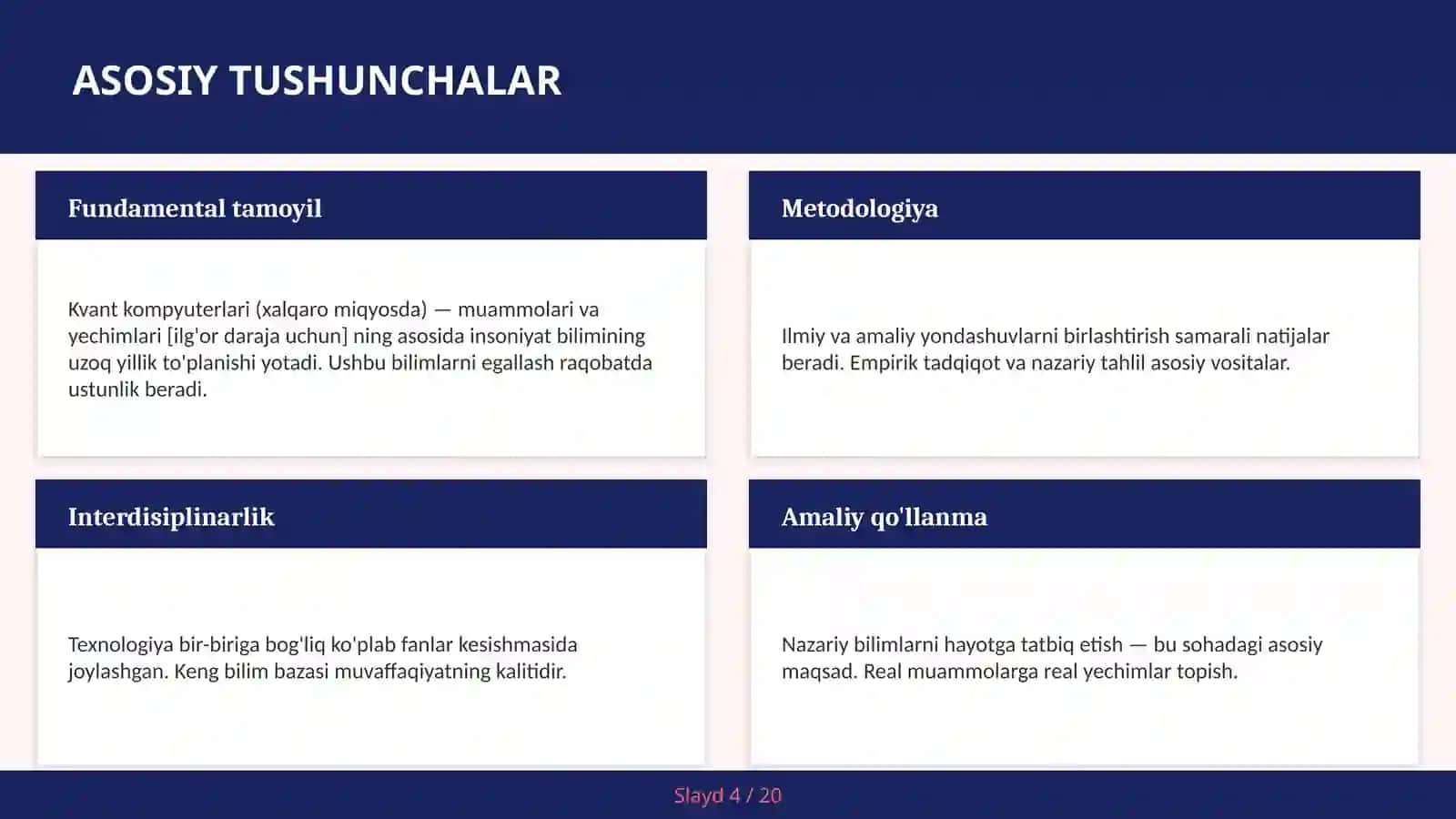 Kvant kompyuterlari (xalqaro miqyosda) — muammolari va yechimlari [ilg'or daraja uchun] 4