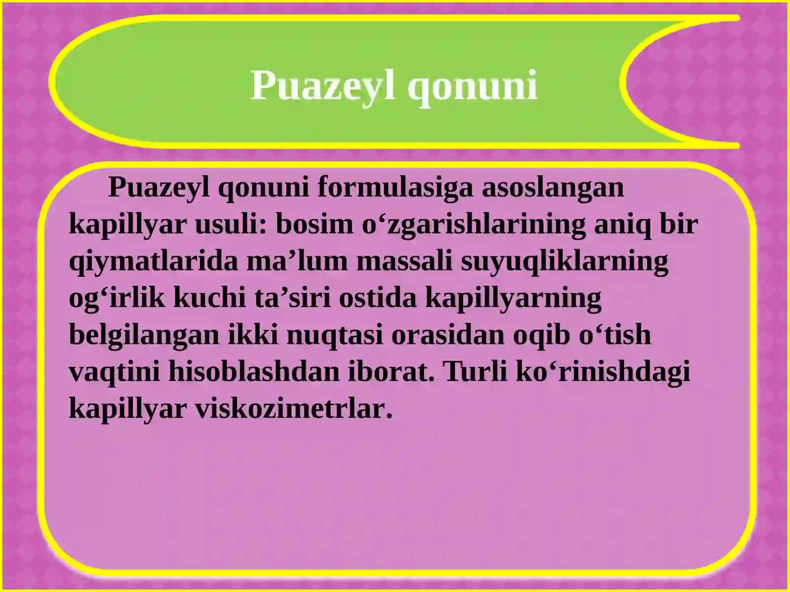 Suyuqliklarning qovushqoqligini aniqlash usullarini o‘rganish 4