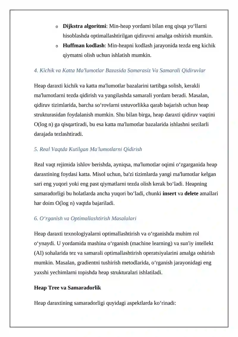 Heap Tree Tuzilmasi va Amallar 4