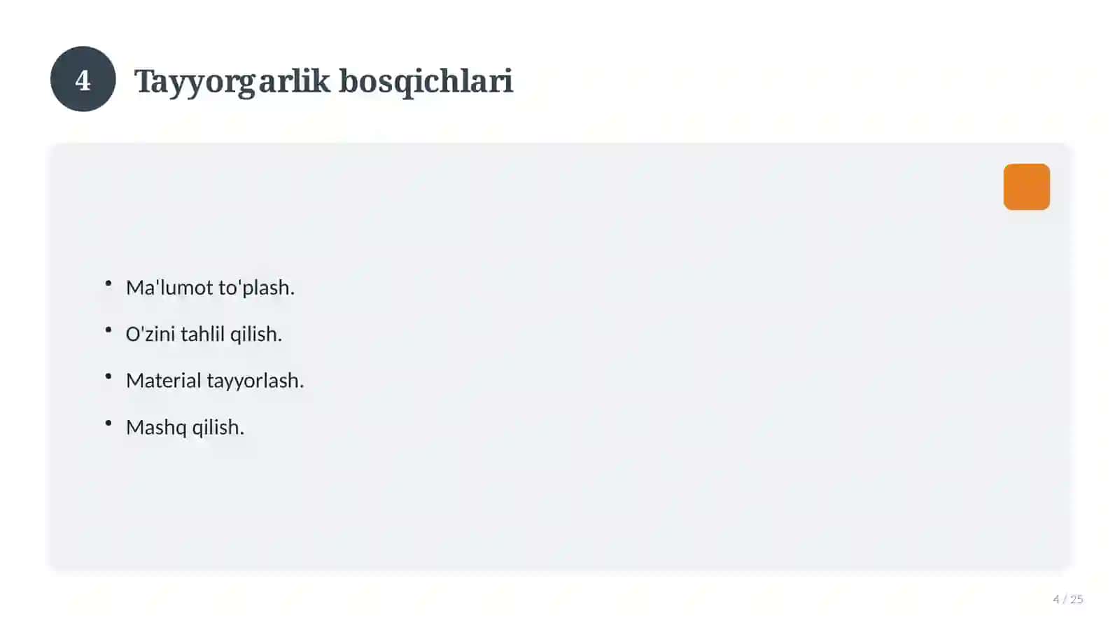 Professional CV blank (ishga kirish uchun) 4