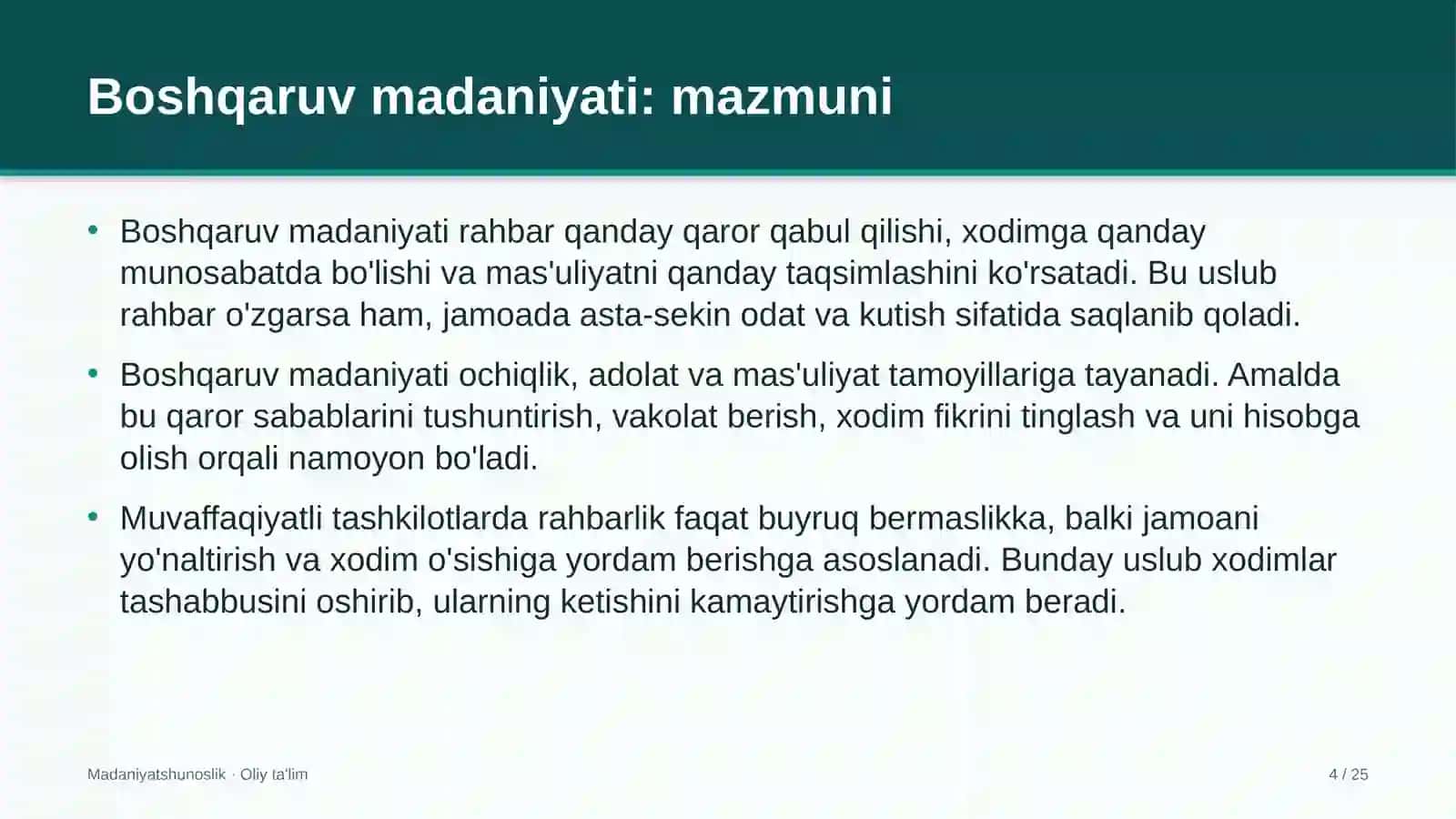 aviatsiya texnikasini ta'mirlash korxonalarida boshqaruv madaniyati 3628 4