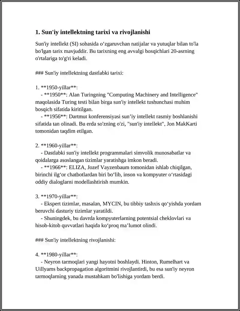 SUNʼIY INTELLEKT 4