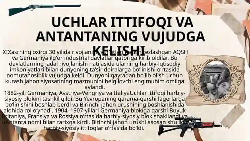 Birinchi jahon urushining kelib chiqish sabablari va oqibatlari 4