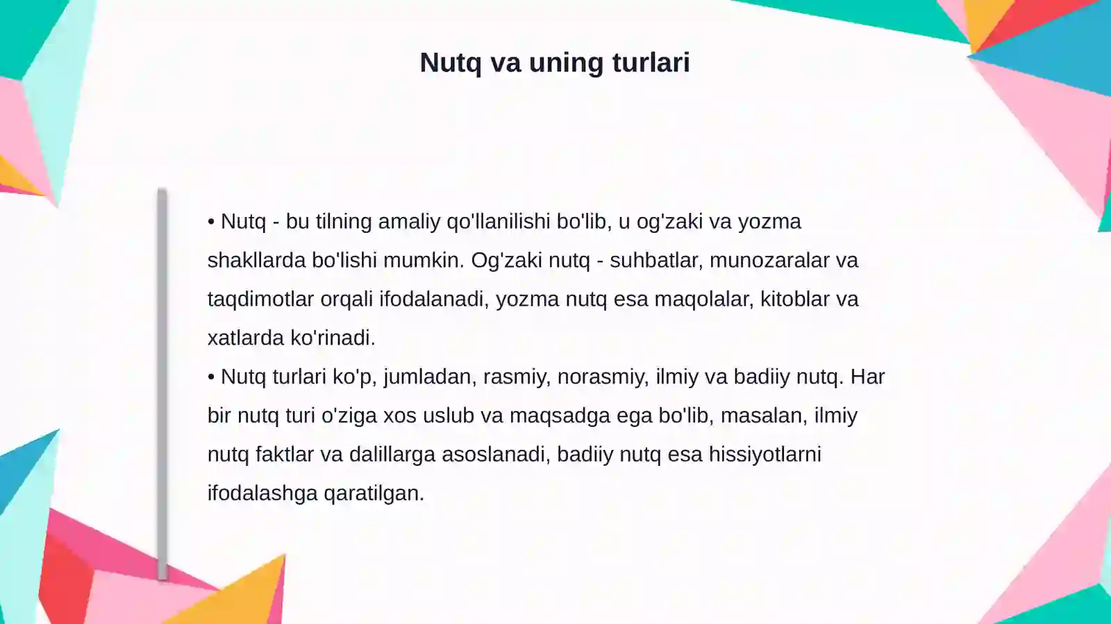 Til va nutq masalalari 4