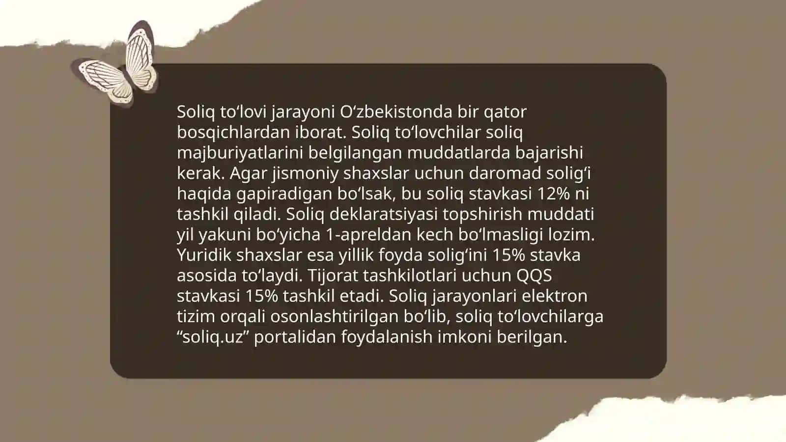 Birlashgan Arab Amirligi (BAA ) Daromad Soligʻi 4