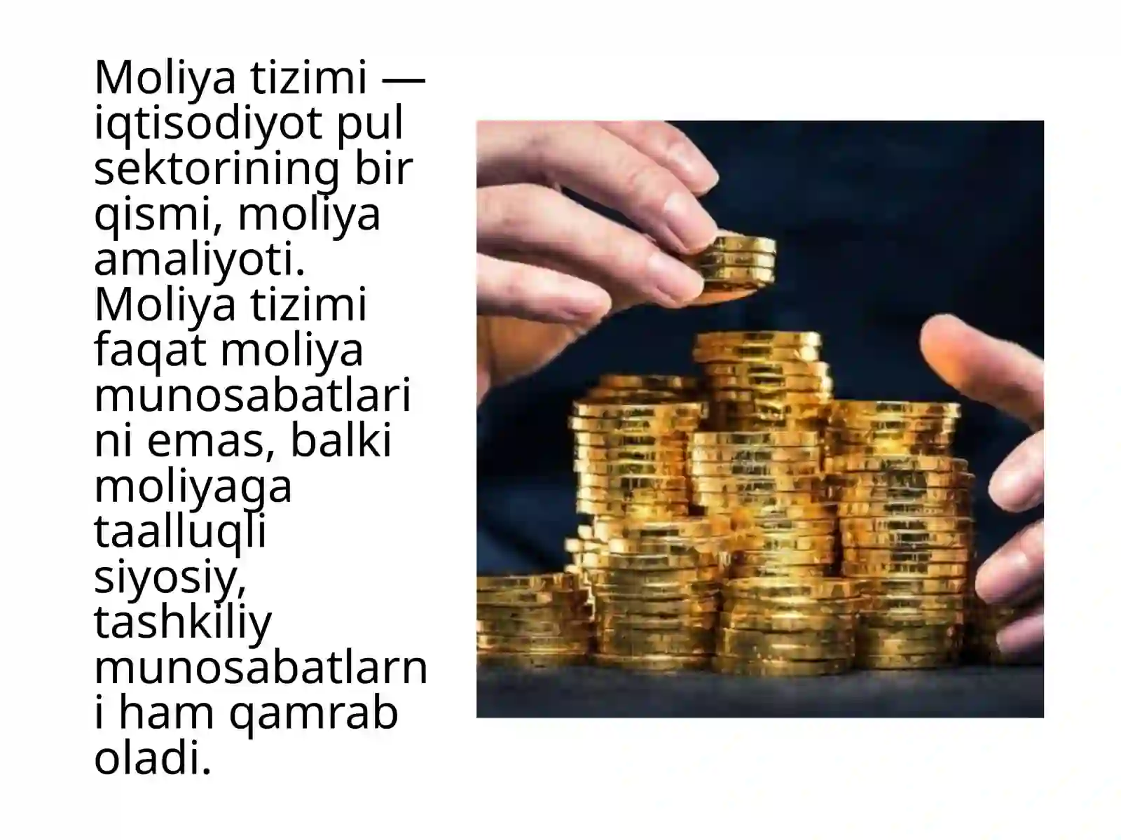 MOLIYA TIZIMI VA MOLIYAVIY SIYOSAT 4