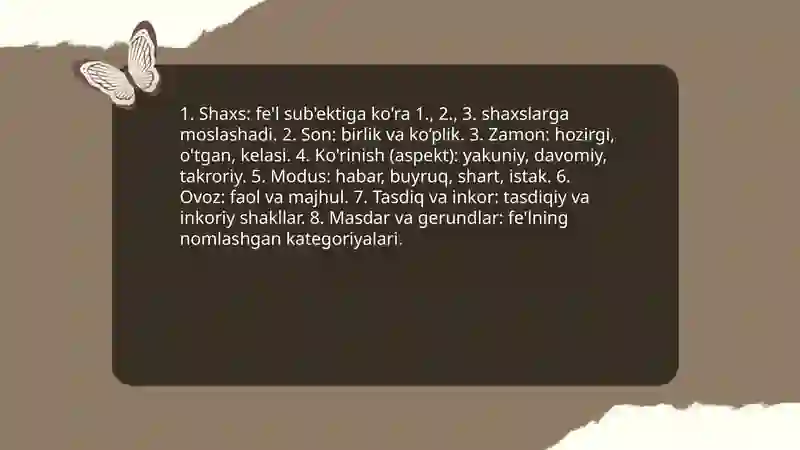 The verbs 4