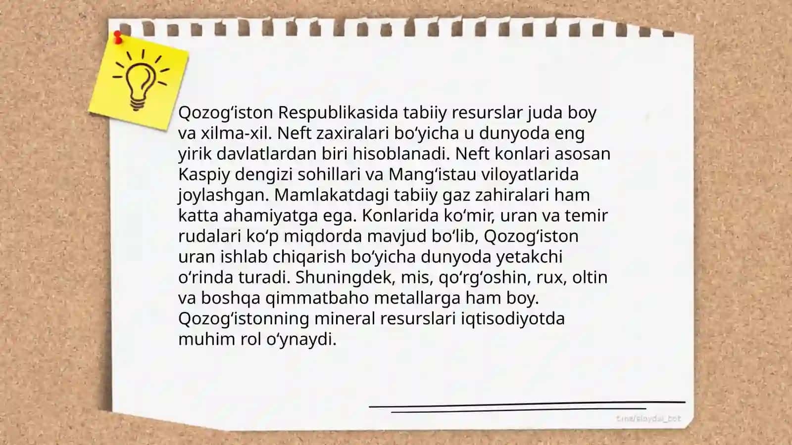 Qozogʻiston Respublikasiga umumiy iqtisodiy geografik tavsif 4