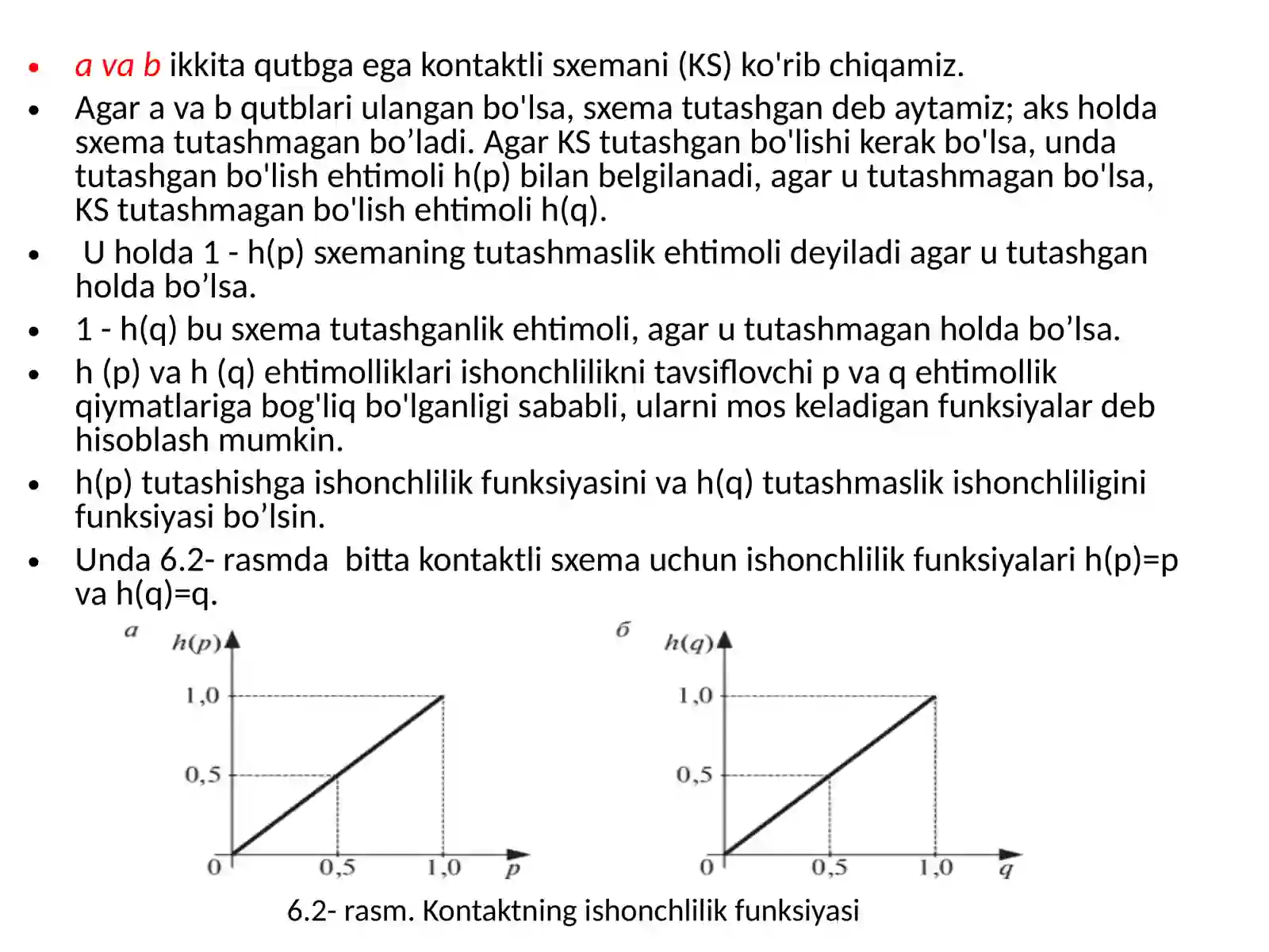 Diskret qurilmalar ishonchli ligini oshirish usullari 4