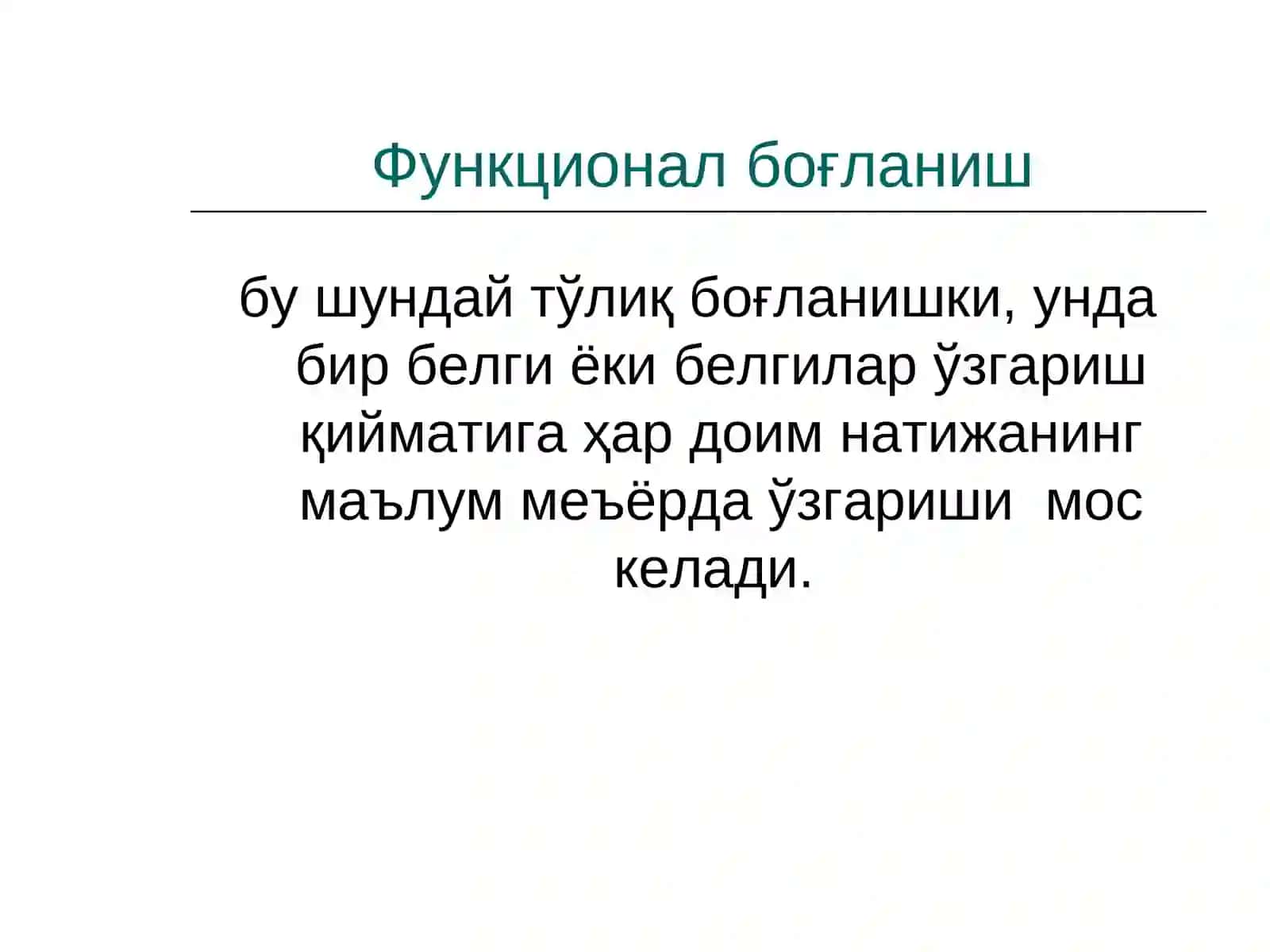 Регрессион-корреляцион таҳлил 4