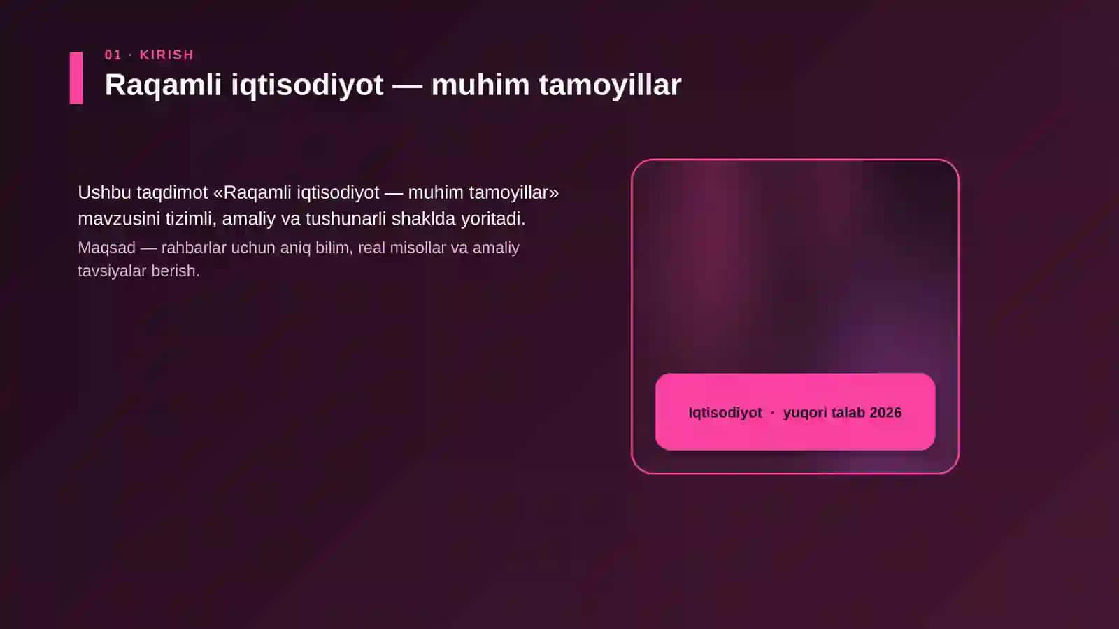 Raqamli iqtisodiyot — muhim tamoyillar 4
